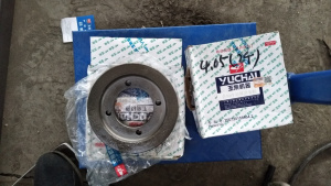 Шкив коленвала 640-1005031B, 640-1005031A двигателя Yuchai YC6108G, YC6B125