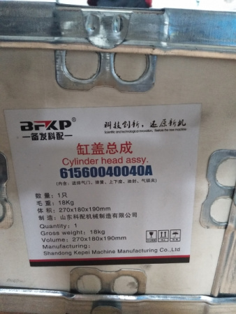 Головка блока цилиндров в сборе (ГБЦ) двигателя Weichai WD10 612600040387, 61560040040A
