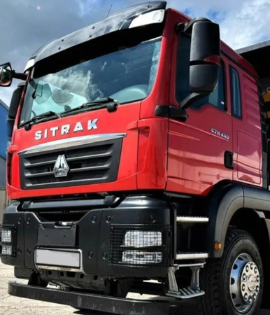 Кабина SITRAK C7H самосвал (красная)